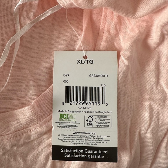🛍️ Super adorkable soft pink and sparkly panda tee/night shirt. New with tags. - Picture 3 of 6
